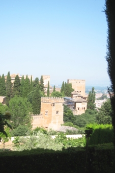 Les palais de l'Alhambra à Grenade